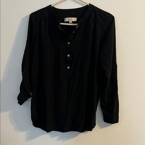 Loft Black shirt size medium